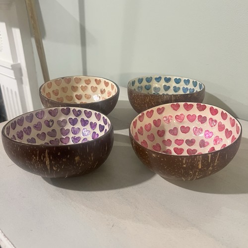 Coconut bowl shell handcrafted - coconut,