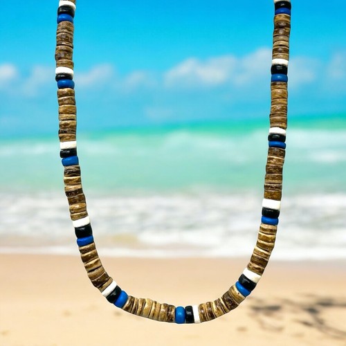 Coconut shell necklace 20 - necklace, 20"
