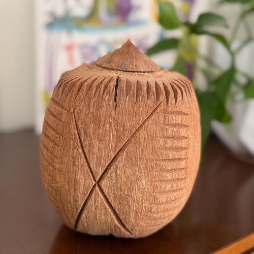 Hand carved lidded - hand-carved,