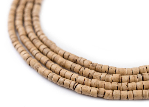 Cream heishi coconut shell - heishi,
