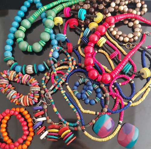 Jewelry lot natural wood - lot,