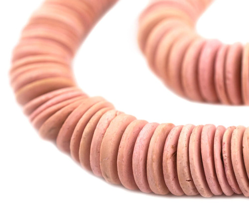 Pink disk coconut shell - pink,