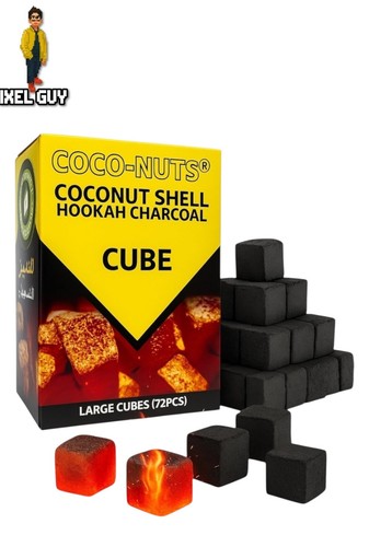 Zebra coconut shell charcoal - zebra,