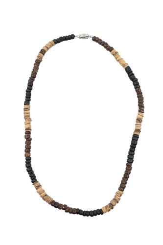Coconut shell necklace - necklace, (thin)