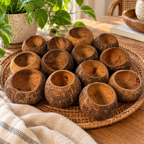 Set natural coconut - 12,
