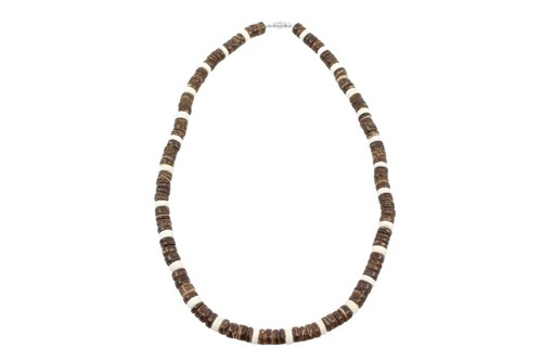 Coconut shell necklace - shell,